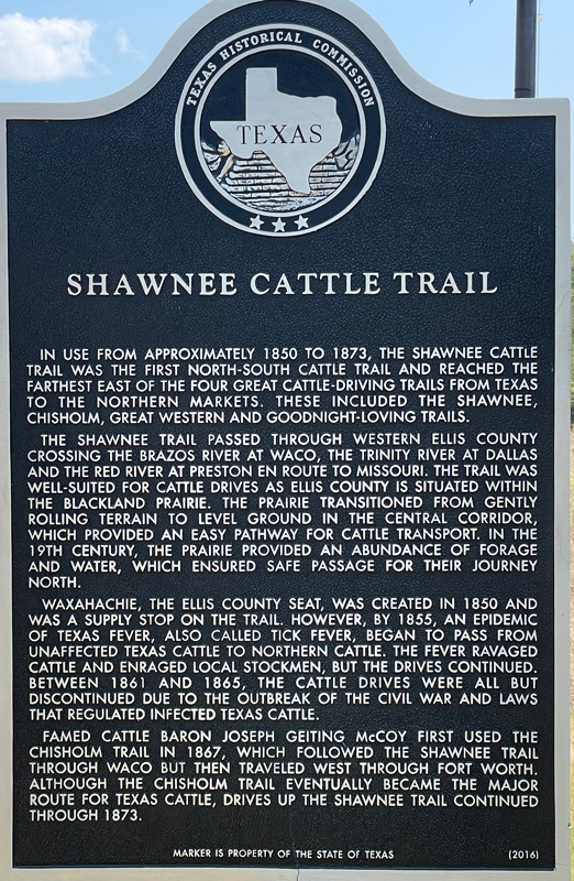 Cattle Trail Marker